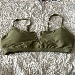 Midori Mer Grove green Bikini Top Large Brand